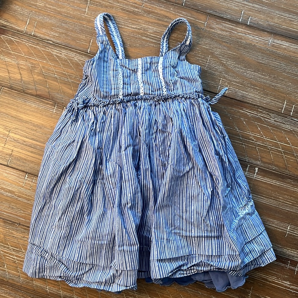 Tommy Hilfiger blue & white stripe dress
